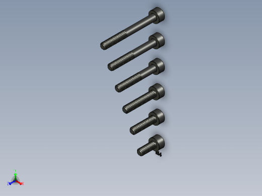 内六角头盖螺丝-M4