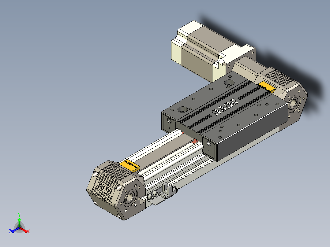 模组FPB60E100-L-B60正等轴测图