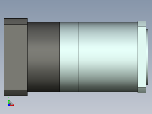 直齿孔PLF160-L3-LC 42-114.3-200-M12.stp前视缩略图