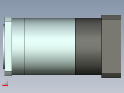 直齿孔PLF160-L3-LC 42-114.3-200-M12.stp后视缩略图