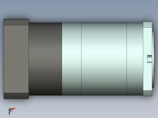 直齿孔PLF160-L3-LC 42-114.3-200-M12.stp俯视缩略图