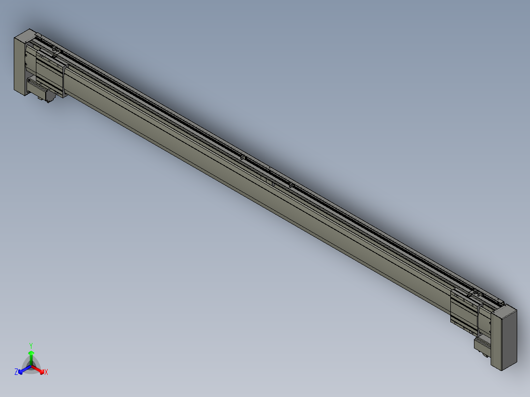 威洛博双电机滑台-VF14D2-S950-BLR-P40-C6主视图