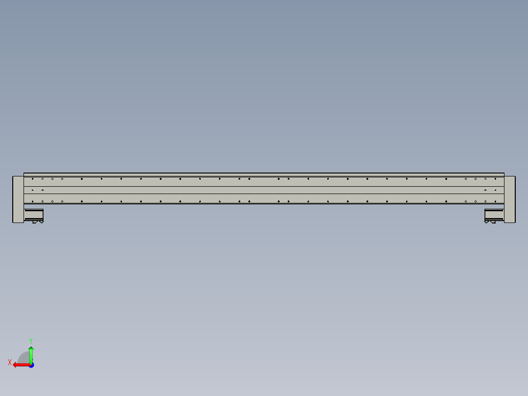 威洛博双电机滑台-VF14D2-S950-BLR-P40-C6后视图