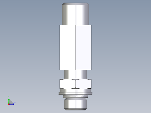 卡套式工业通用硬管接头EO_Adjustable_locknut_run_tee_LEE06LMOROMDCF左视缩略图