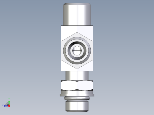 卡套式工业通用硬管接头EO_Adjustable_locknut_run_tee_LEE06LMOROMDCF右视缩略图