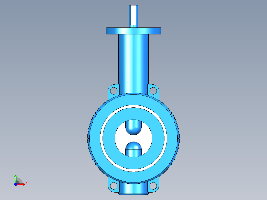 阀门模型WD71X-D_[50]前视图