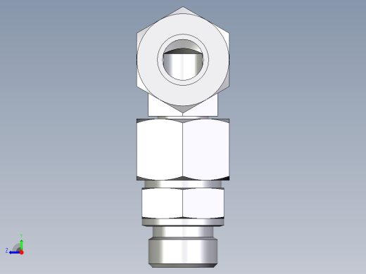 卡套式工业通用硬管接头EO_Assembled_adjustable_standpipe_elbow_EVW20SM71右视缩略图