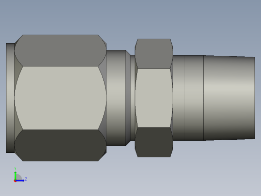 卡套式工业通用硬管接头10_fbu-s左视缩略图