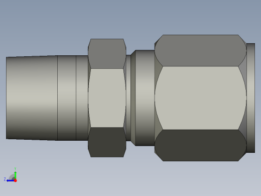 卡套式工业通用硬管接头10_fbu-s右视缩略图