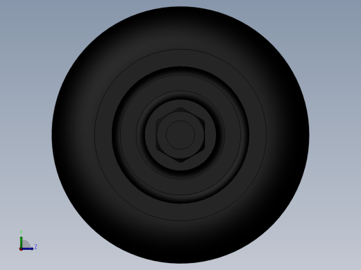 90脚轮左视缩略图