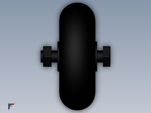 90脚轮俯视缩略图