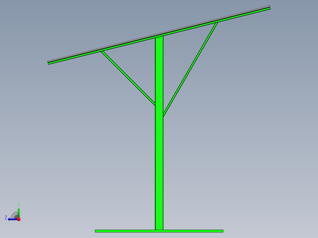 停车棚 停车楼 (2)右视图