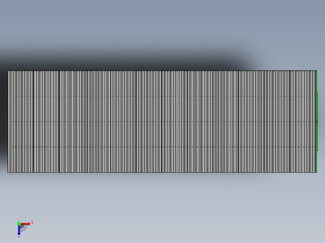 停车棚 停车楼 (2)俯视图