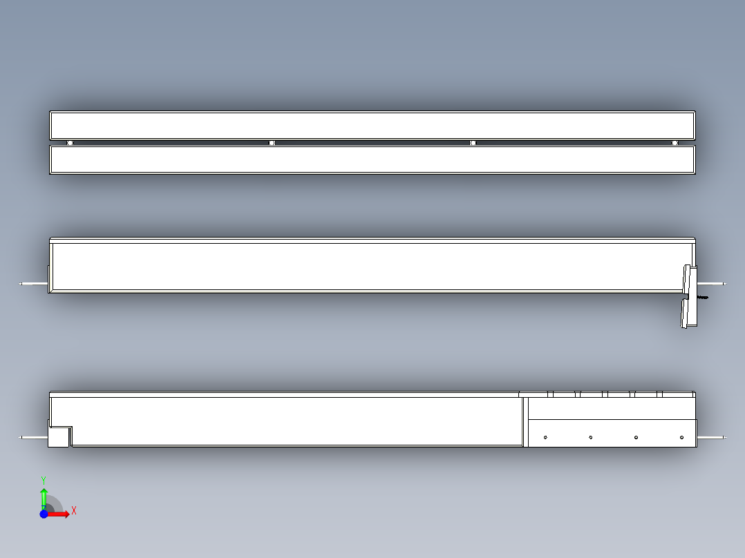 桑拿长凳前视图