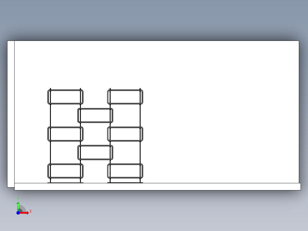 三角支架3前视图