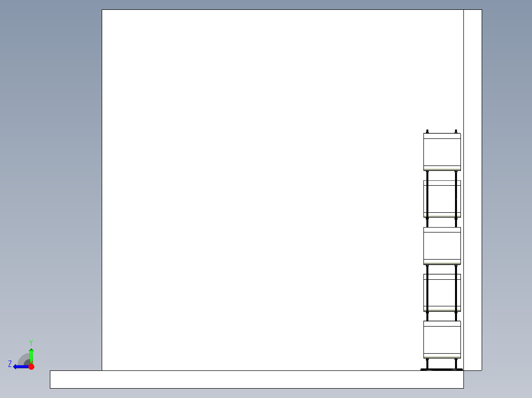 三角支架3右视图