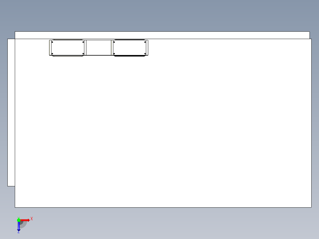 三角支架3俯视图