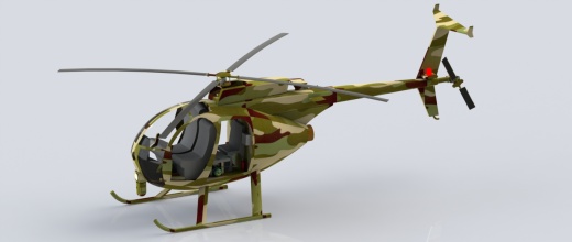MH6 Little Bird直升机缩略图