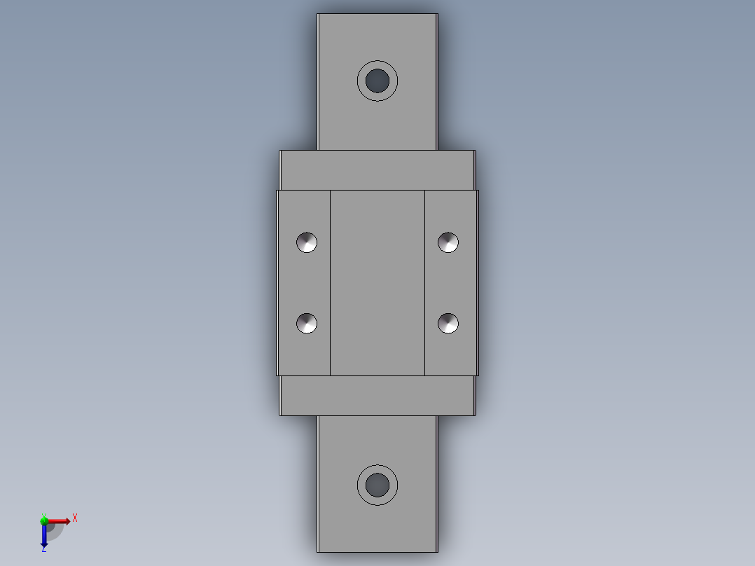 滑块MGW9C俯视图