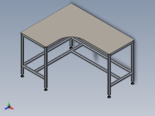 型材-WORKB 7 FULL DETAIL MODEL