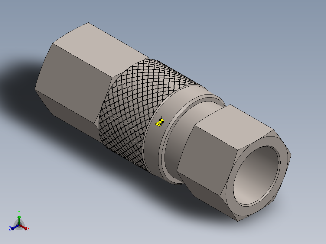 管件接头、螺纹接头、三通(89)正等轴测图
