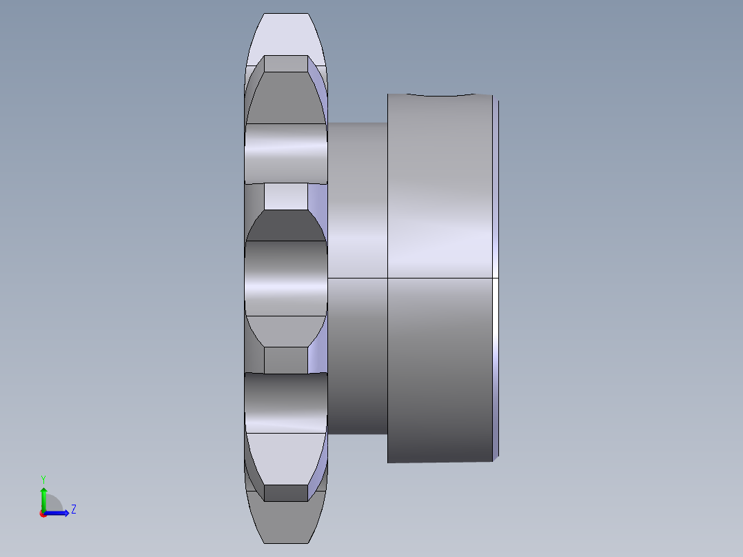 塑料制品提升输送破碎机左视图