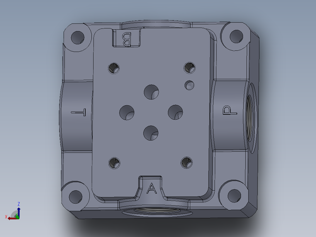 修改NG6-液压阀块