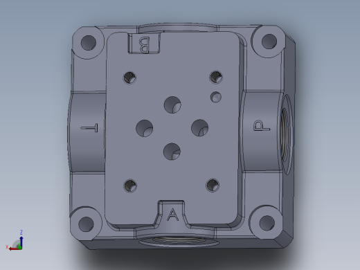 修改NG6-液压阀块