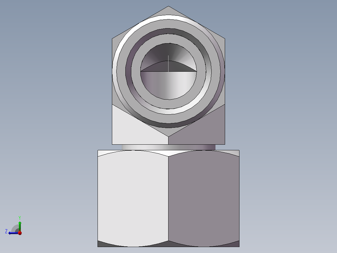 直角组合接头、2D9-24右视图