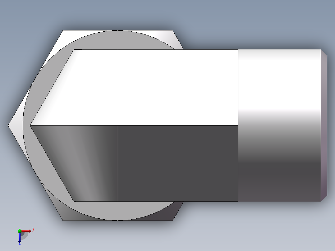 直角组合接头、2D9-24俯视图