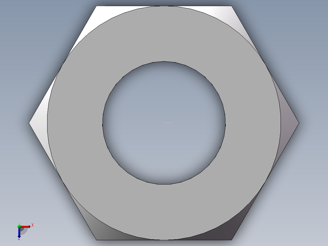 NL+NS 功能螺母、NL-16俯视图