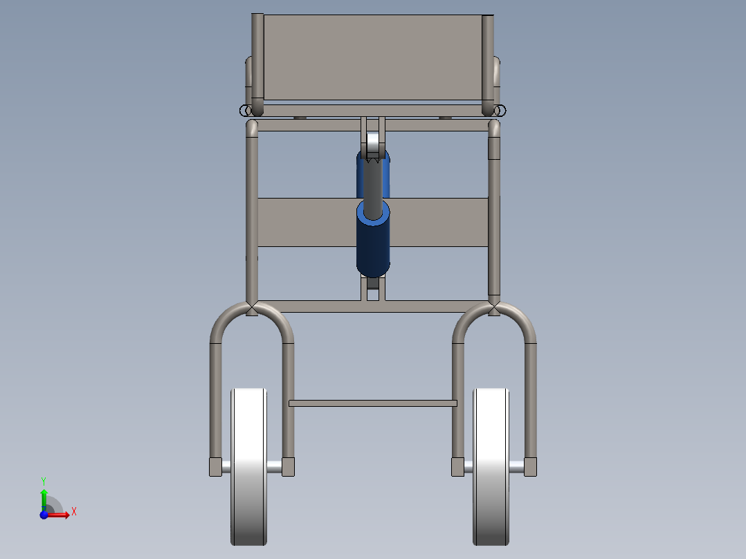 A3003401-轮椅兼担架前视图