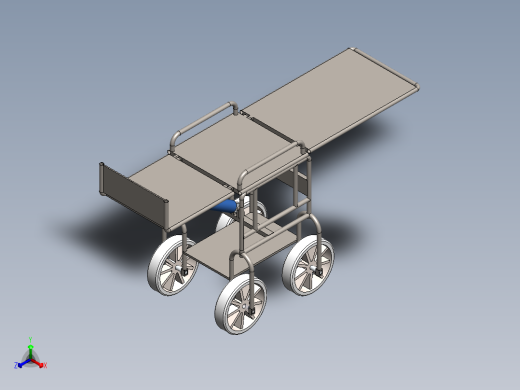 A3003401-轮椅兼担架正等轴测缩略图