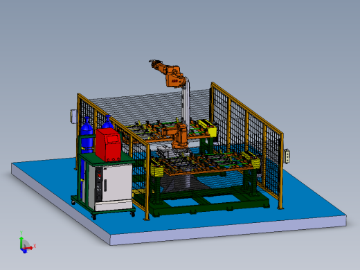 机器人焊接单元  STEP