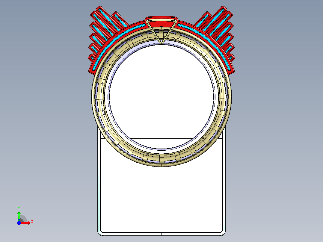 超级转盘游戏机前视图