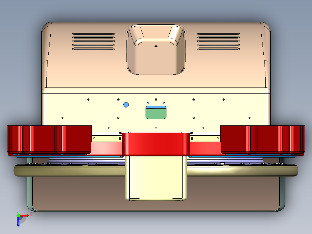 超级转盘游戏机俯视图
