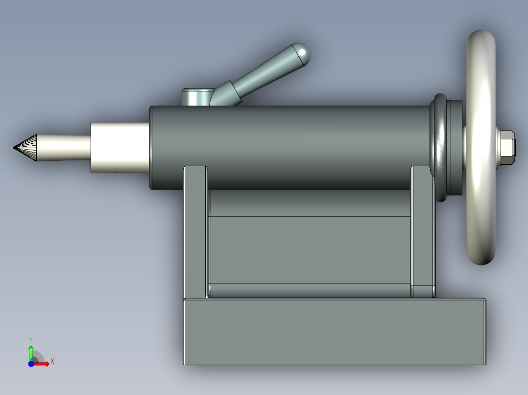 B2005136-车床尾座前视图