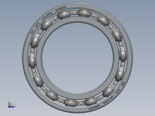 轴承 SKF 6018左视缩略图