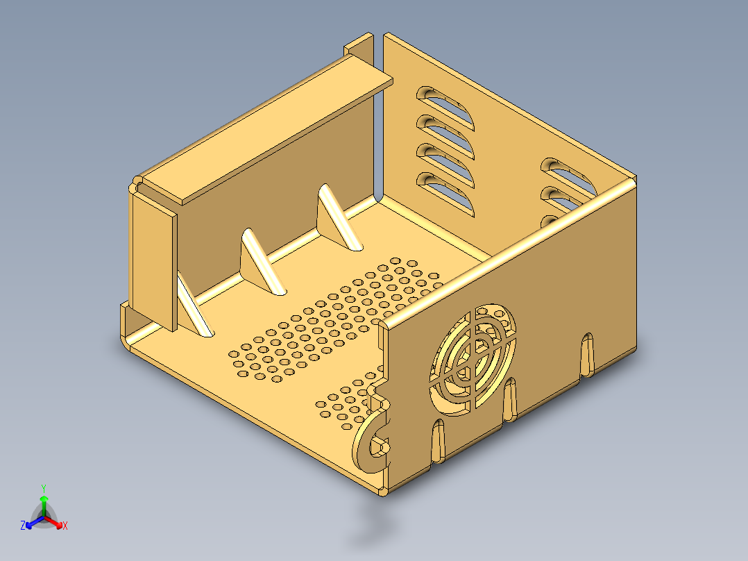 计算机机箱11号钣金