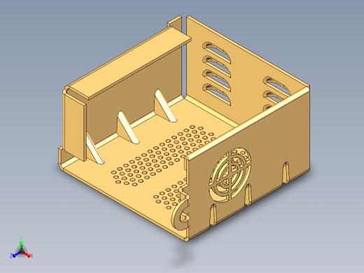 计算机机箱11号钣金