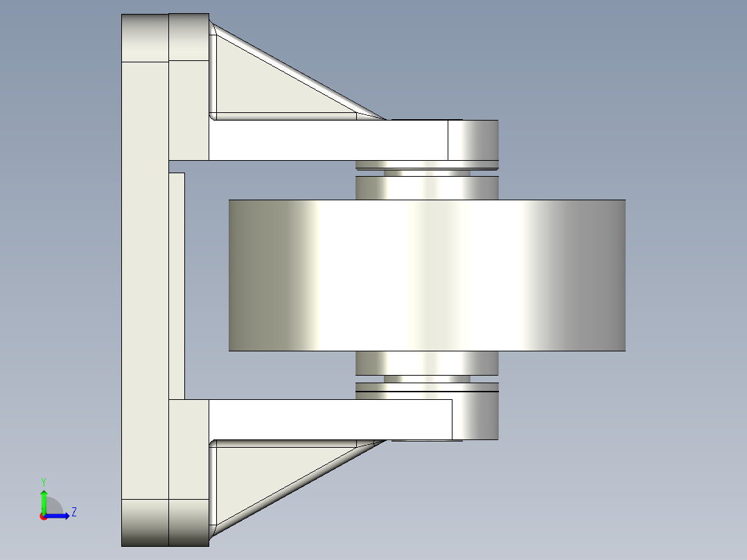脚轮摇晃左视图