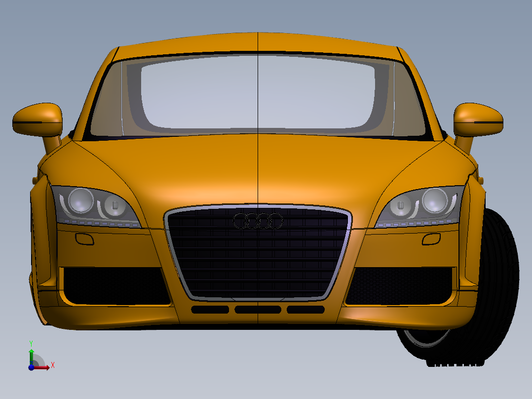 奥迪TT2008款前视图