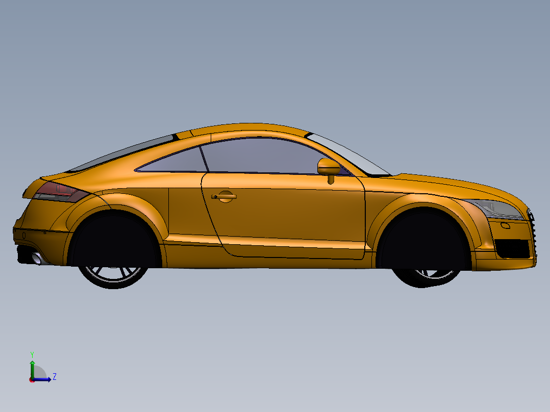 奥迪TT2008款左视图