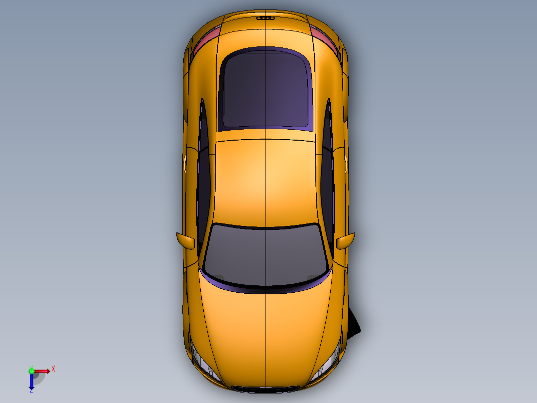 奥迪TT2008款俯视图