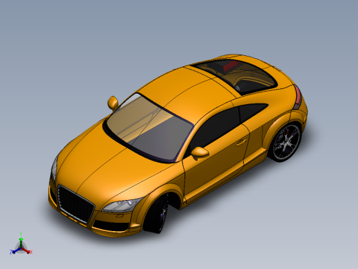 奥迪TT2008款正等轴测缩略图