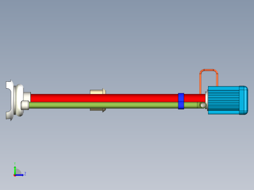 污水处理泵sewage-water-pump-模型格式为 inventor左视缩略图