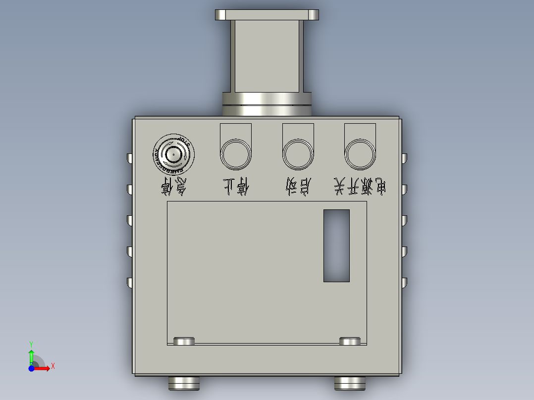 LXYC-BOSS050100操作屏部件前视图