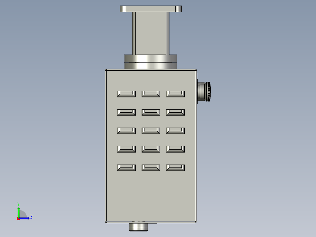 LXYC-BOSS050100操作屏部件左视图