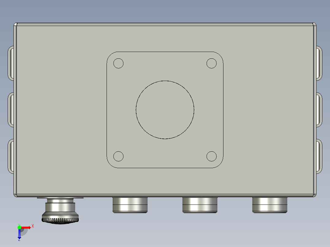 LXYC-BOSS050100操作屏部件俯视图