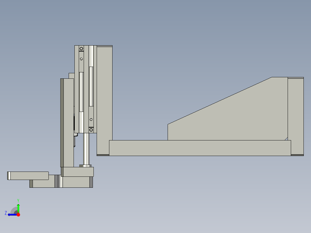 WWJZ-03-入料定位组件右视图
